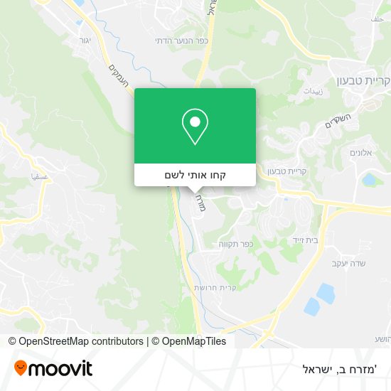 מפת 'מזרח ב