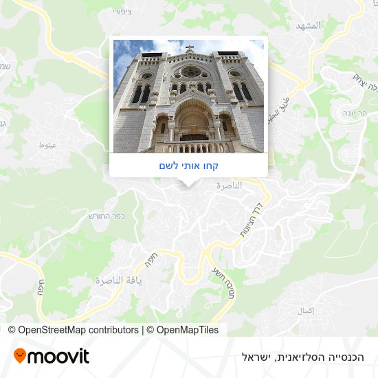 מפת הכנסייה הסלזיאנית