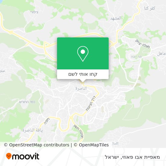 מפת מאפיית אבו פאוזי