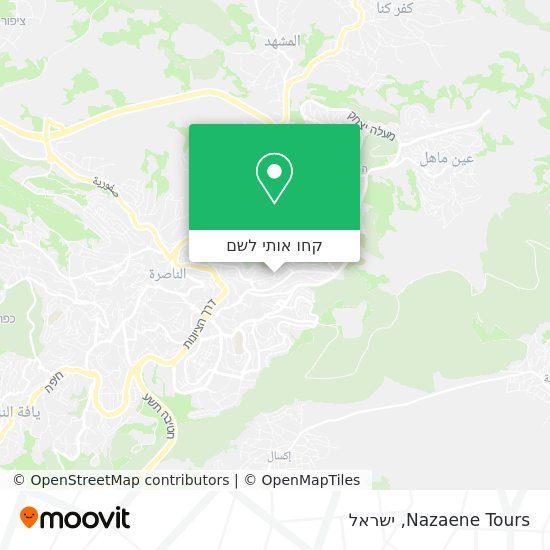 מפת Nazaene Tours