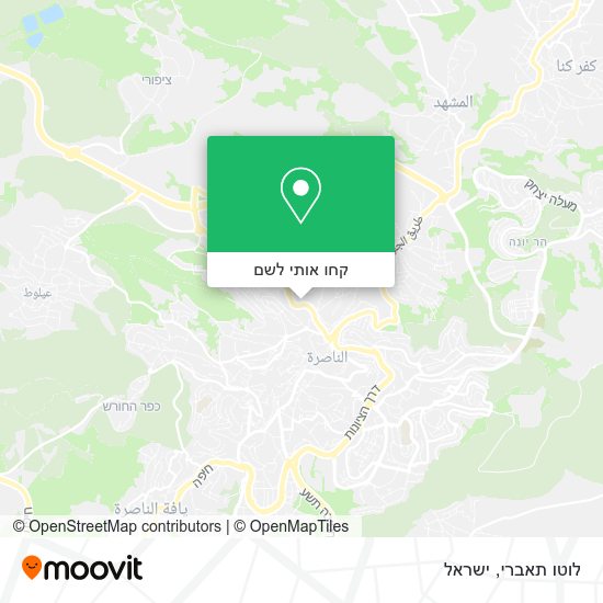 מפת לוטו תאברי