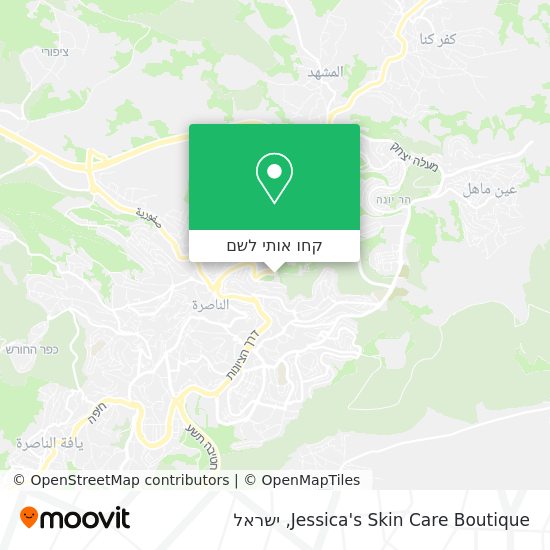 מפת Jessica's Skin Care Boutique