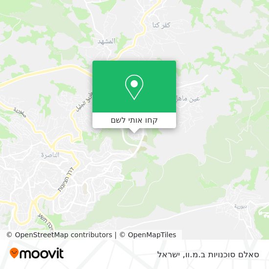 מפת סאלם סוכנויות ב.מ.וו