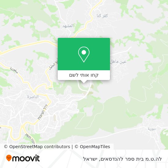 מפת לה.ט.מ בית ספר להנדסאים