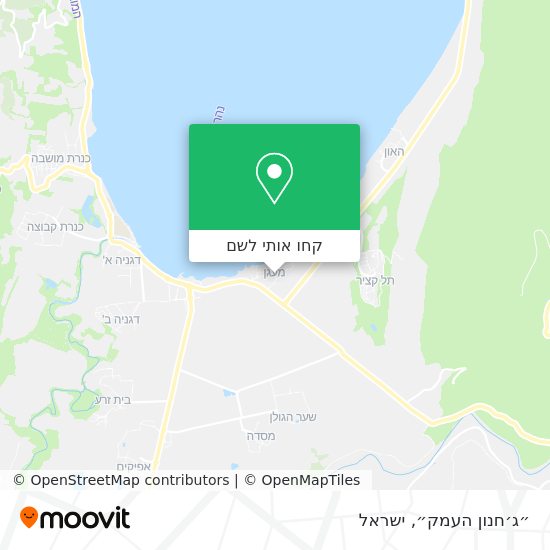 מפת ״ג׳חנון העמק״