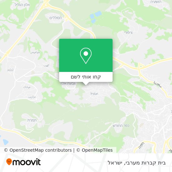 מפת בית קברות מערבי