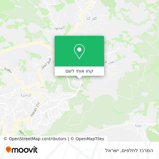 מפת המרכז לחלפים
