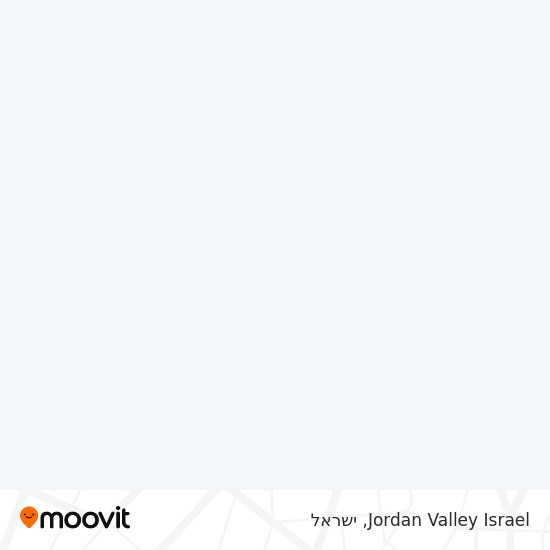 מפת Jordan Valley Israel