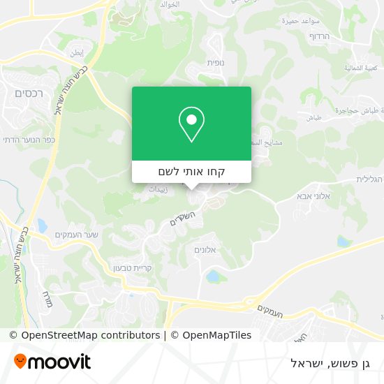 מפת גן פשוש