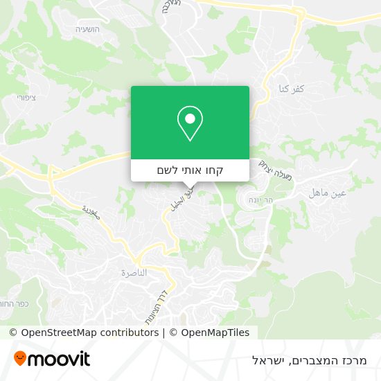 מפת מרכז המצברים