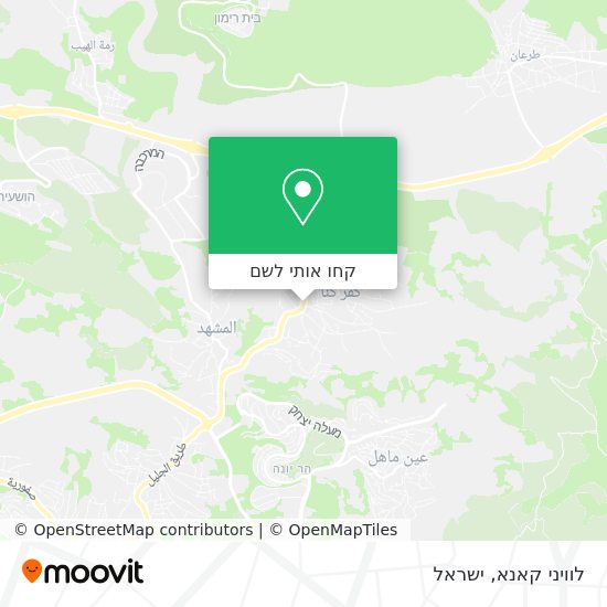 מפת לוויני קאנא