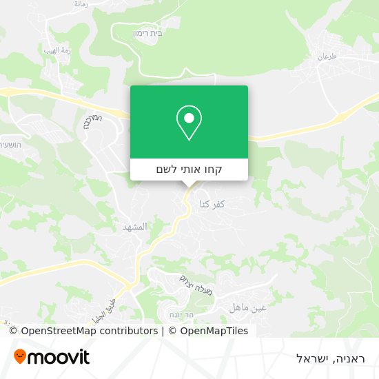 מפת ראניה