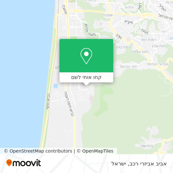 מפת אביב אביזרי רכב