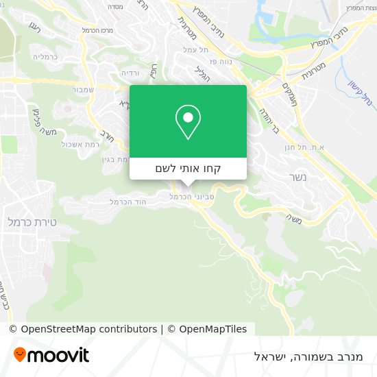 מפת מנרב בשמורה