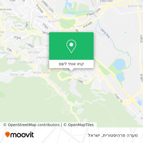 מפת מערה פרהיסטורית