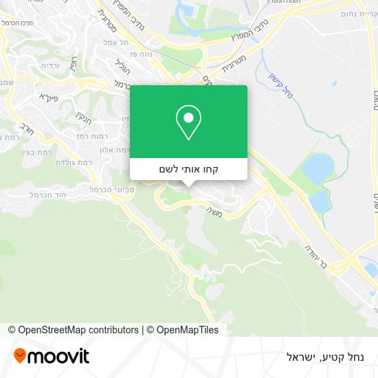 מפת נחל קטיע