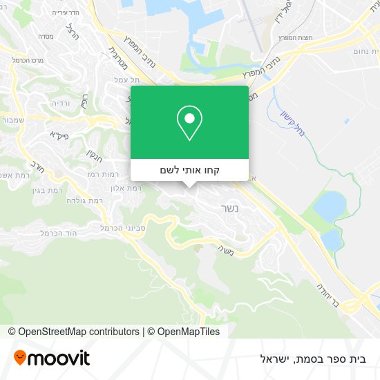 מפת בית ספר בסמת