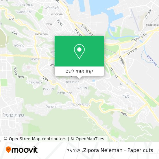 מפת Zipora Ne'eman - Paper cuts