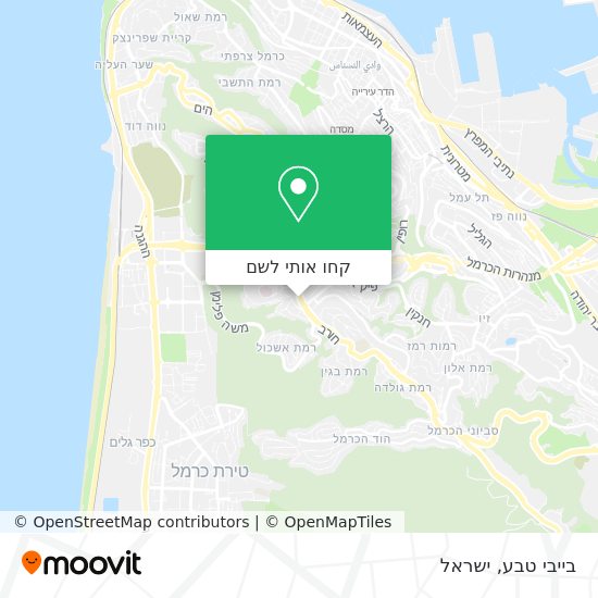 מפת בייבי טבע