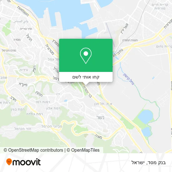 מפת בנק מסד