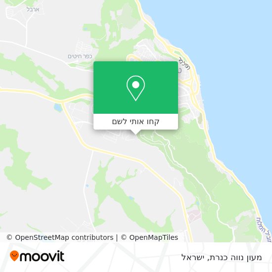 מפת מעון נווה כנרת