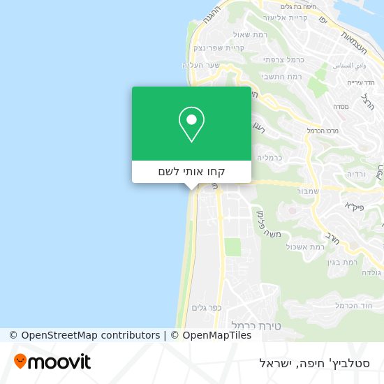 מפת סטלביץ' חיפה