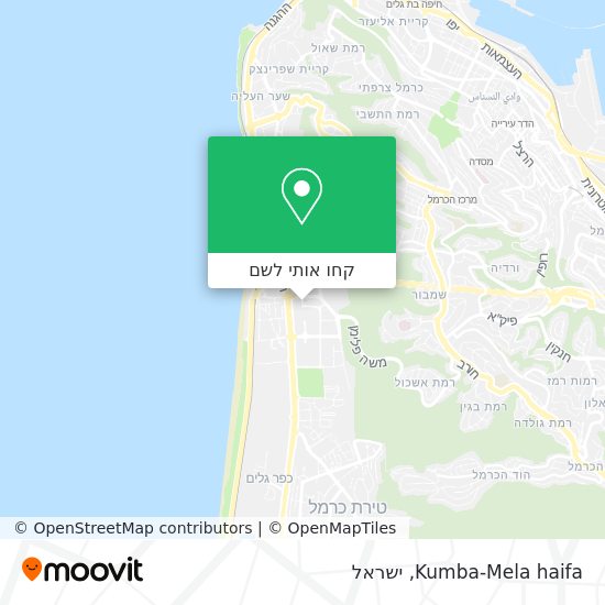 מפת Kumba-Mela haifa