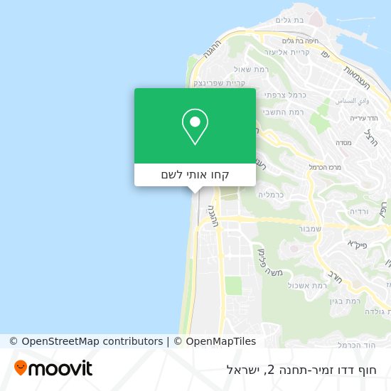 מפת חוף דדו זמיר-תחנה 2