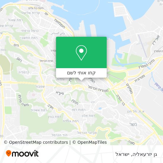 מפת גן יזרעאליה