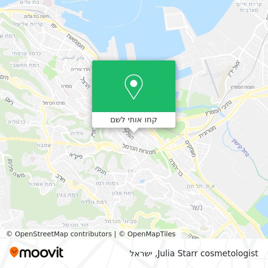 מפת Julia Starr cosmetologist