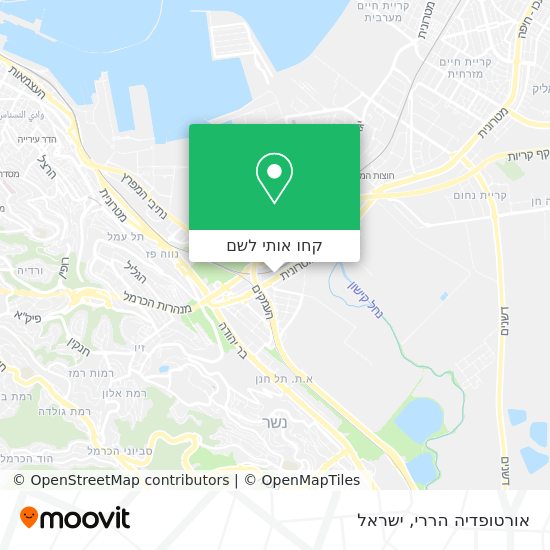 מפת אורטופדיה הררי