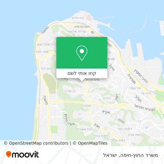 מפת משרד החוץ-חיפה