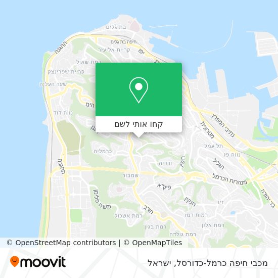מפת מכבי חיפה כרמל-כדורסל