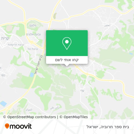 מפת בית ספר חרוביה