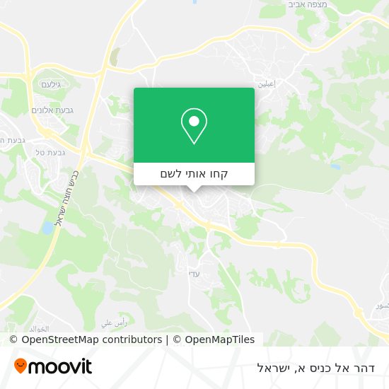 מפת דהר אל כניס א