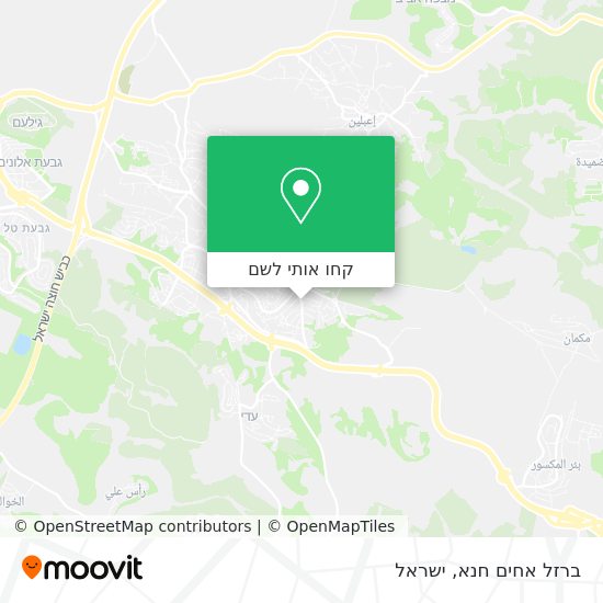 מפת ברזל אחים חנא