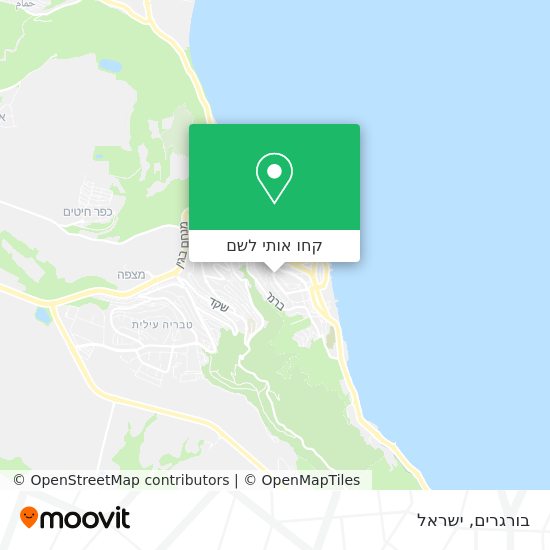 מפת בורגרים