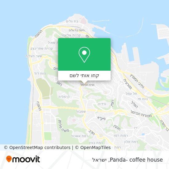מפת Panda- coffee house