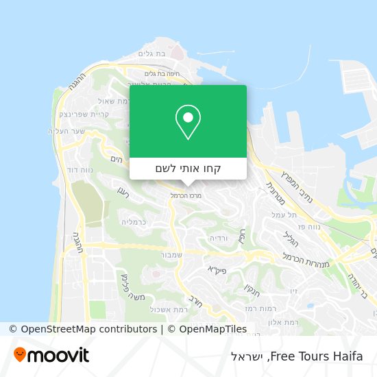 מפת Free Tours Haifa