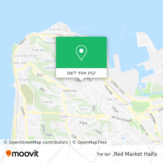 מפת Red Market Haifa