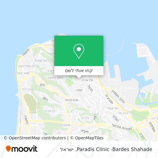 מפת Paradis Clinic -Bardes Shahade