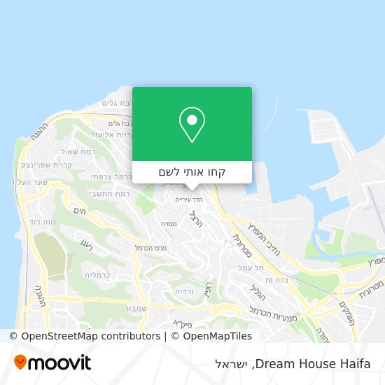 מפת Dream House Haifa