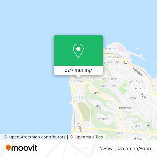 מפת מרסיי/בר רב האי