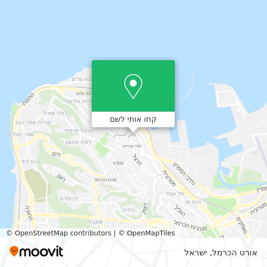 מפת אורט הכרמל
