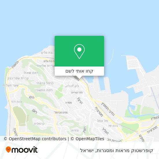 מפת קופרשטוק מראות ומסגרות