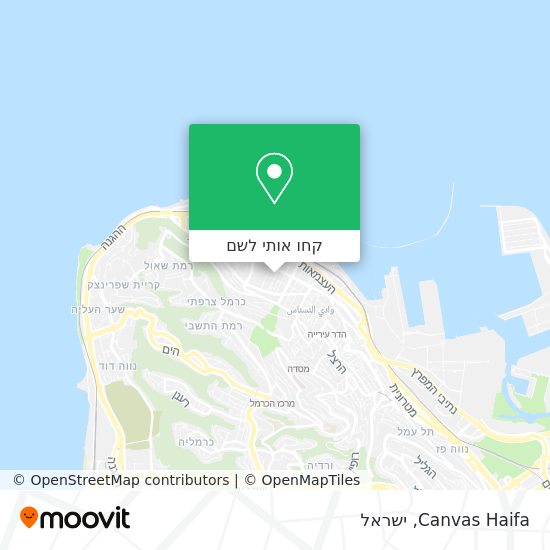 מפת Canvas Haifa