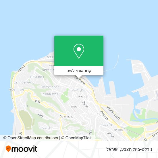 מפת נירלט-בית הצבע