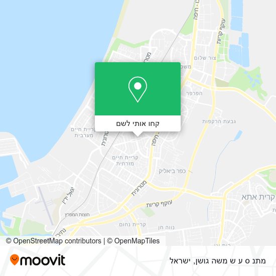 מפת מתנ ס ע ש משה גושן