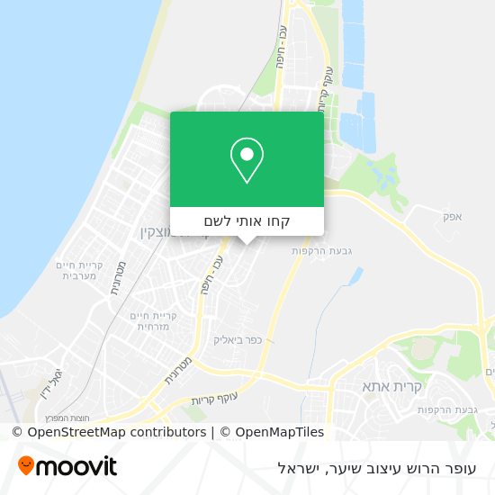 מפת עופר הרוש עיצוב שיער