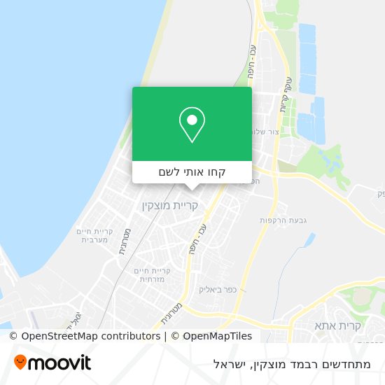 מפת מתחדשים רבמד מוצקין